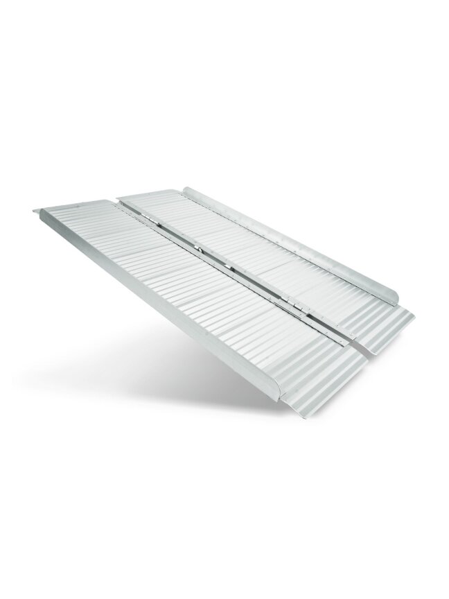 Aliuminė Rampa Vežimėliui, Ilgis 90 cm Aliuminė Rampa Vežimėliui, Ilgis 90 cm