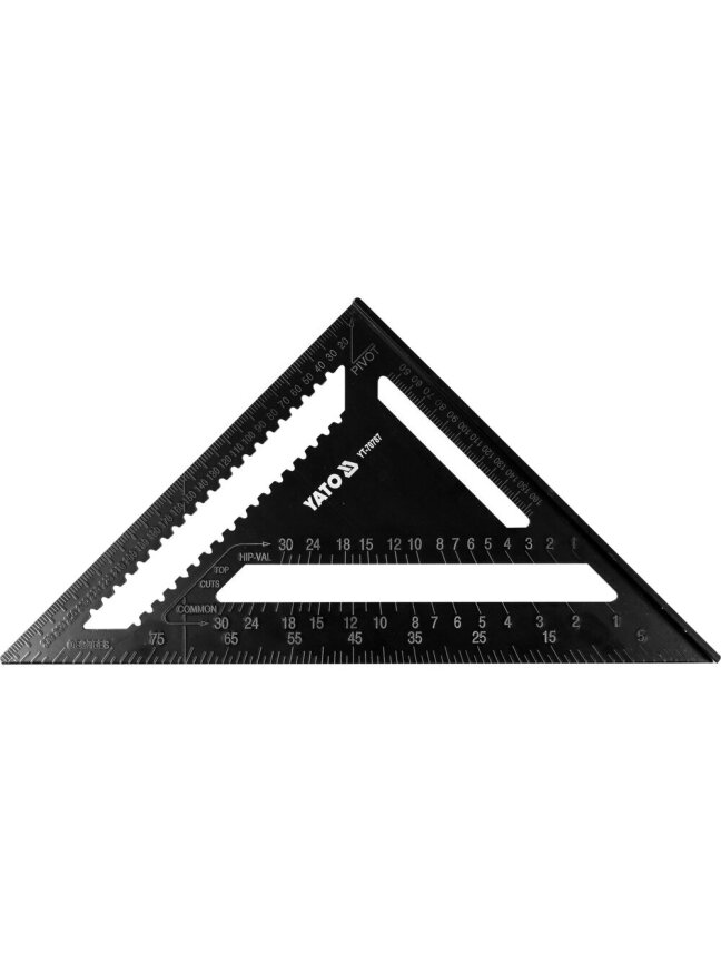 ⬡ Aliumininis kampainis 300 mm su colių/metrų skale (YT70787) ⬡ Aliumininis kampainis 300 mm su colių/metrų skale (YT70787)