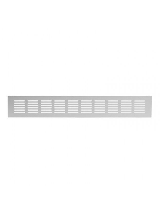 Aliuminio grotelės EUROPLAST RA640S, 60 x 400 mm, sidabro Aliuminio grotelės EUROPLAST RA640S, 60 x 400 mm, sidabro