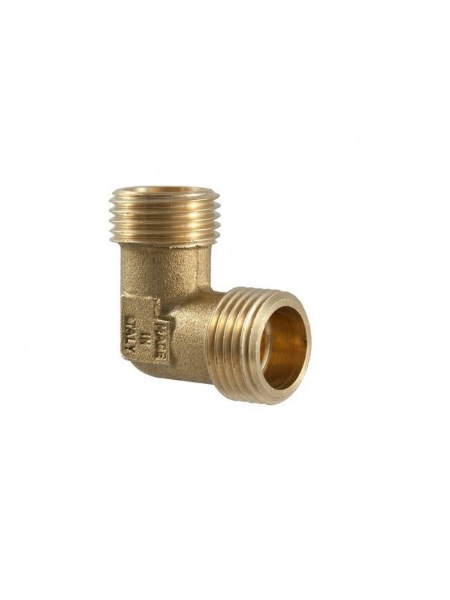 Alkūnė 212L, TDM Brass, 1/2", 90°, išoriniai sriegiai Alkūnė 212L, TDM Brass, 1/2", 90°, išoriniai sriegiai