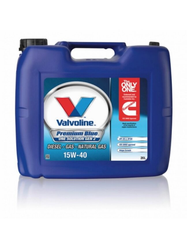 Alyva varikliui PREMIUM BLUE ONE SOL GEN2 15W40 20L, Valvoline