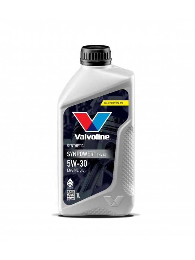 Alyva varikliui SYNPOWER ENV C2 5W30 1L, Valvoline Alyva varikliui SYNPOWER ENV C2 5W30 1L, Valvoline