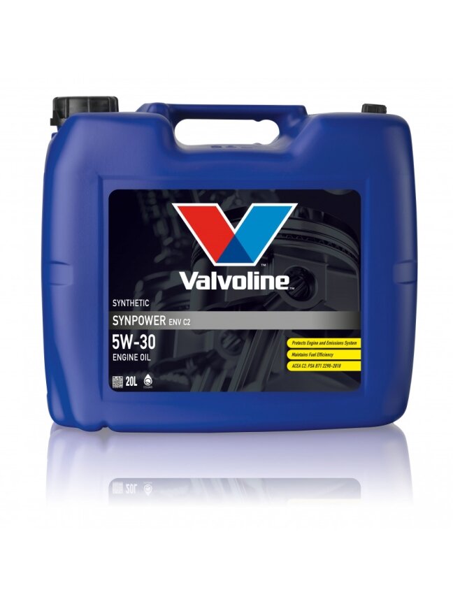 Alyva varikliui SYNPOWER ENV C2 5W30 20L, Valvoline 1