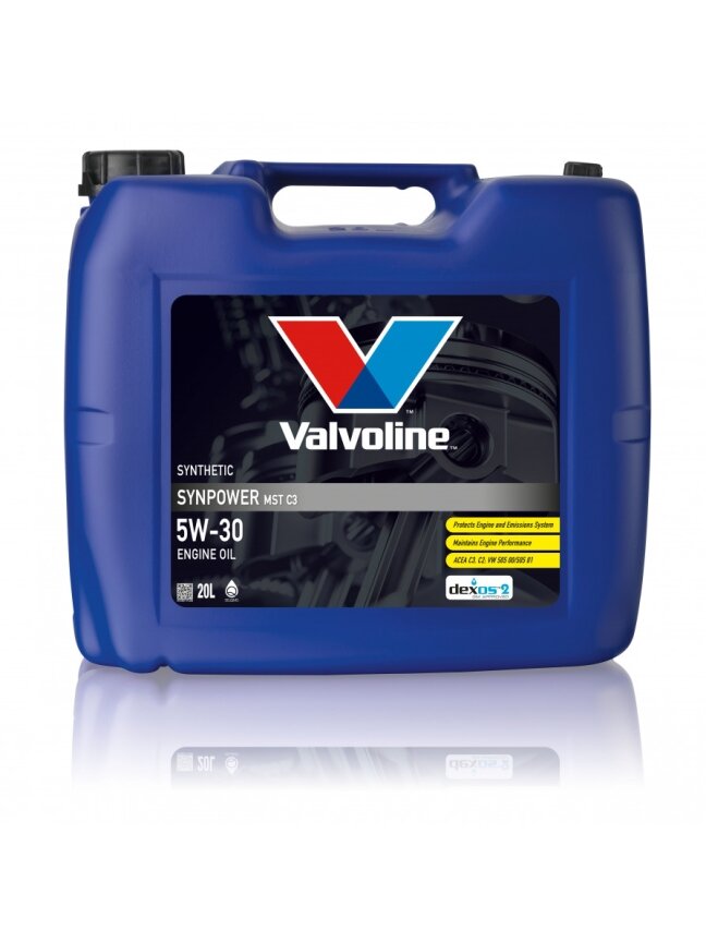 Alyva varikliui SYNPOWER MST C3 5W30 20L, Valvoline 1 Alyva varikliui SYNPOWER MST C3 5W30 20L, Valvoline 1
