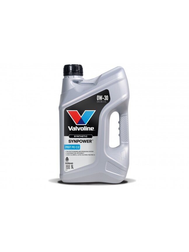 Alyva varikliui Synpower MST FE C2 0W30 5L, Valvoline 1