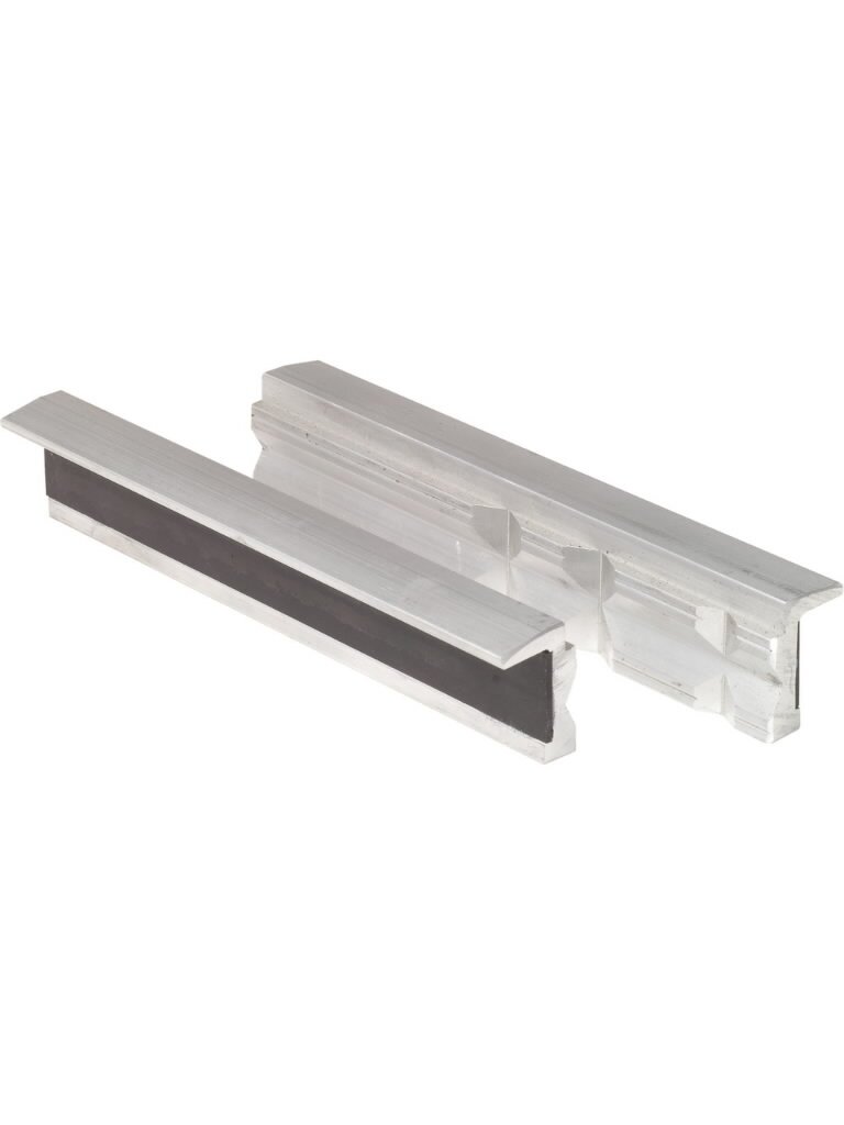 Aliumininės spaustuvo žiaunos 120 mm  trapecinės, KS Tools 1