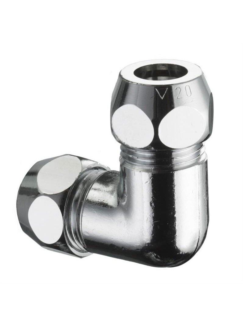 Alkūnė 064460699, 3/8 x 3/8 išor. srieg. dvi 10 mm veržlės