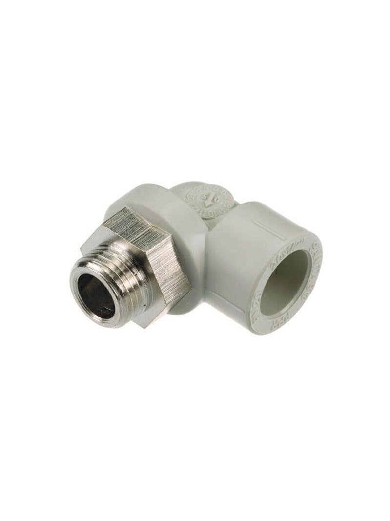 Alkūnė 25.2520A PPR, 25 mm x1/2" išorinis sriegis Alkūnė 25.2520A PPR, 25 mm x1/2" išorinis sriegis