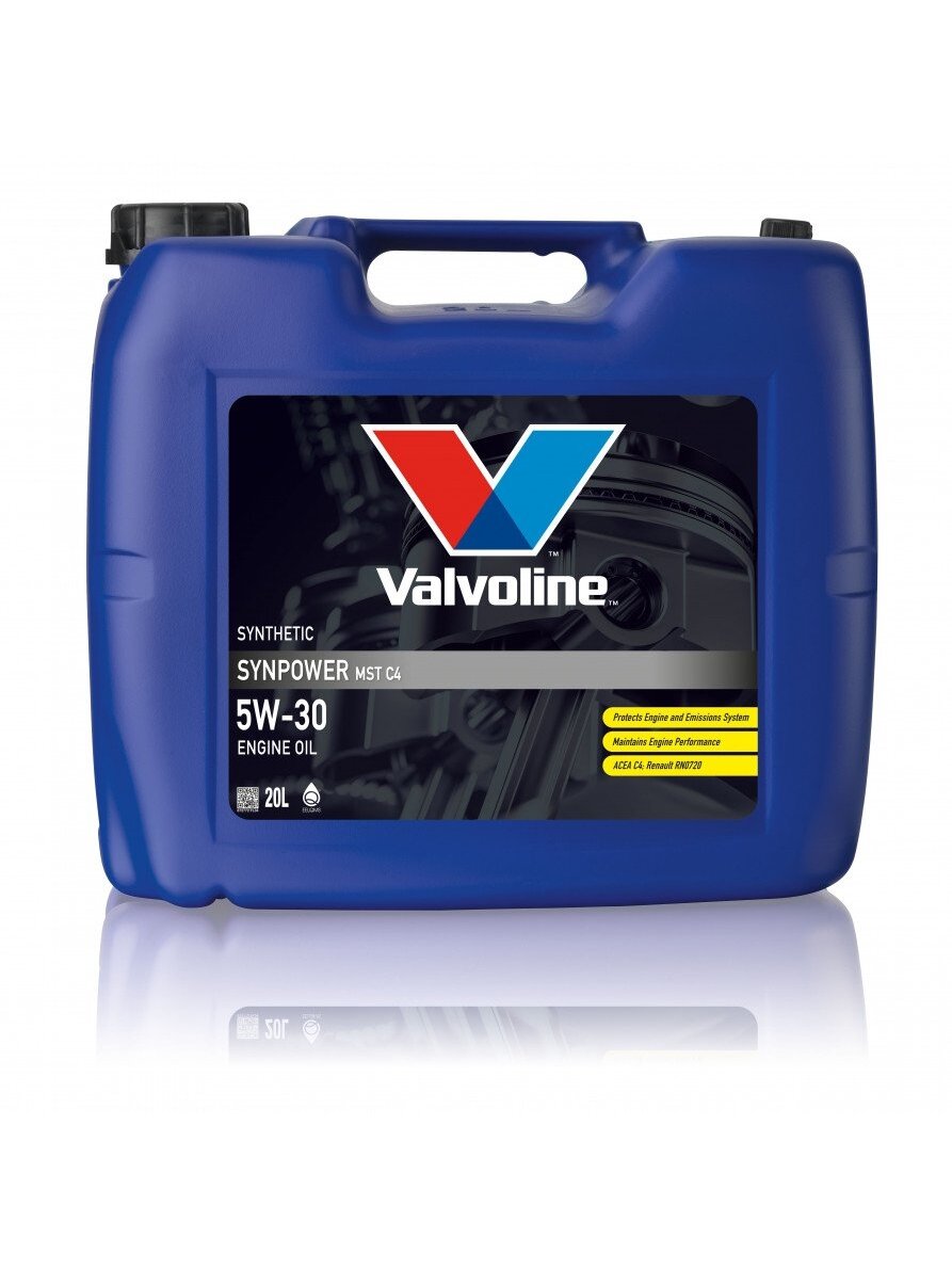 Alyva varikliui SYNPOWER MST C4 5W30 20L, Valvoline