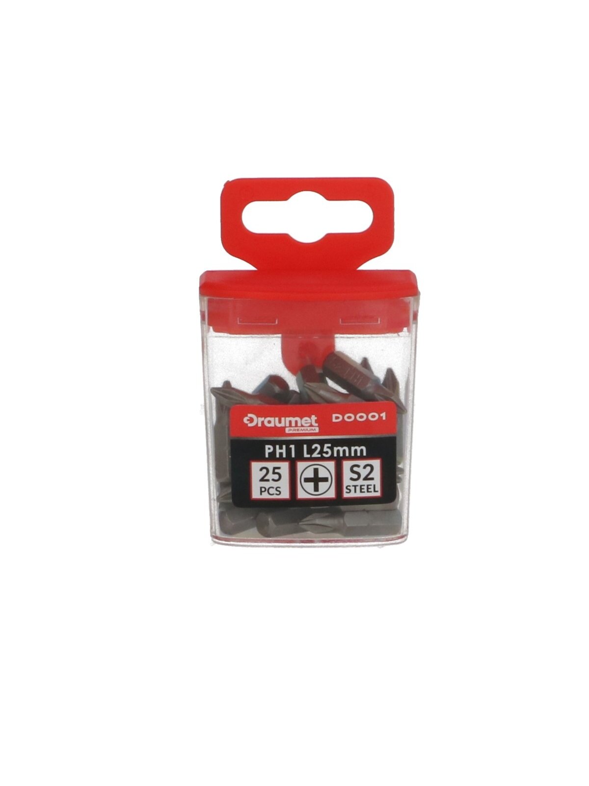 Antgaliai atsuktuvui PH CR-V S2 Draumet PREMIUM | PH2, 25mm, 25vnt. 3 Antgaliai atsuktuvui PH CR-V S2 Draumet PREMIUM | PH2, 25mm, 25vnt. 3