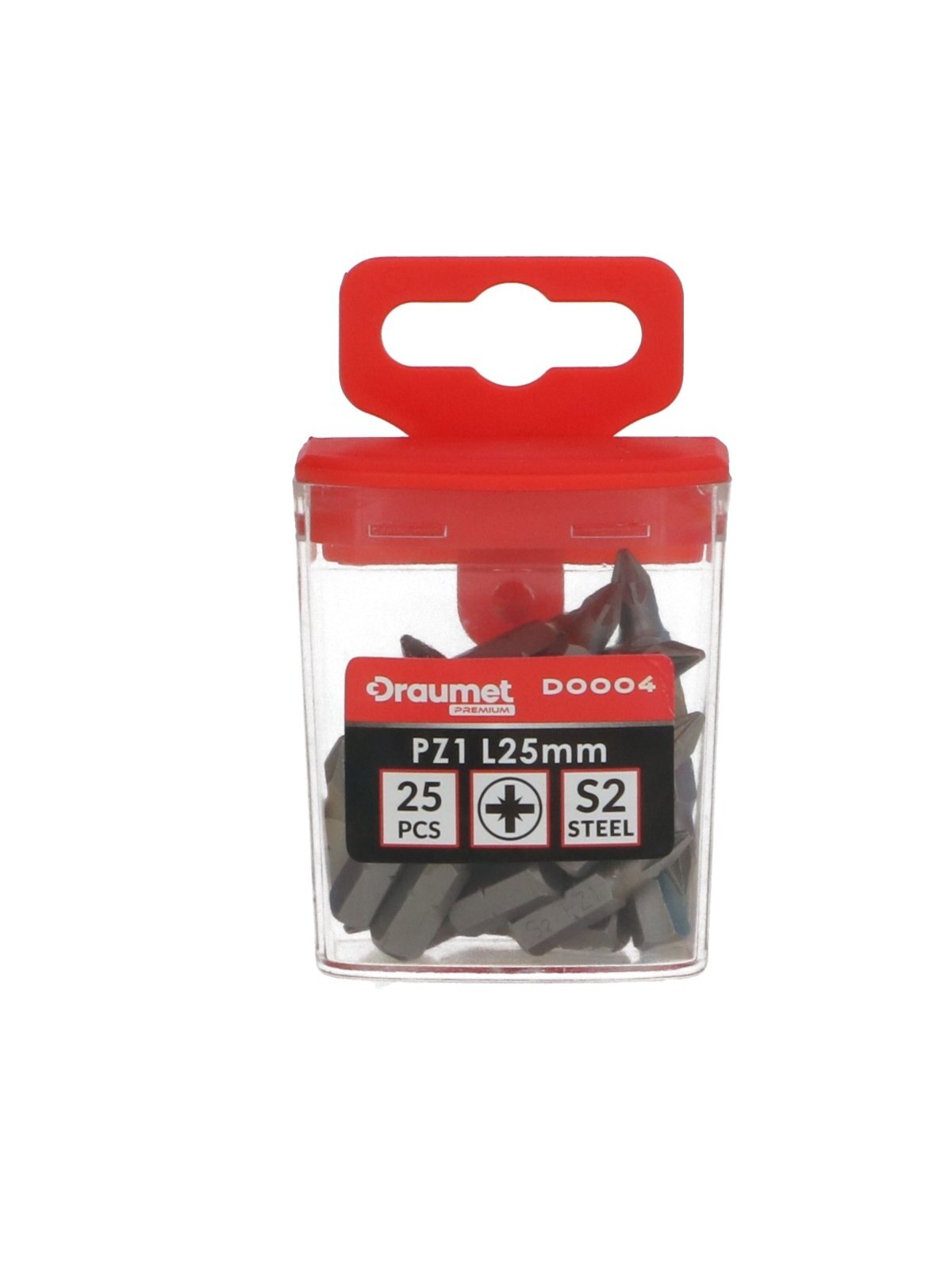 Antgaliai atsuktuvui PZ CR-V S2 Draumet PREMIUM | PZ1, 25mm, 25vnt. 4 Antgaliai atsuktuvui PZ CR-V S2 Draumet PREMIUM | PZ1, 25mm, 25vnt. 4