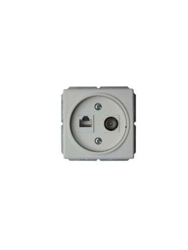 Antenos ir kompiuterio lizdas VILMA ST150, baltos spalvos