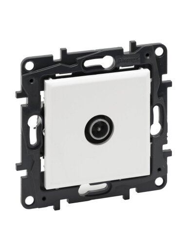 Antenos lizdas LEGRAND NILOE STEP, baltos spalvos
