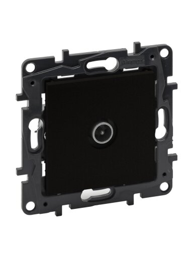 Antenos lizdas LEGRAND NILOE STEP, juodos spalvos