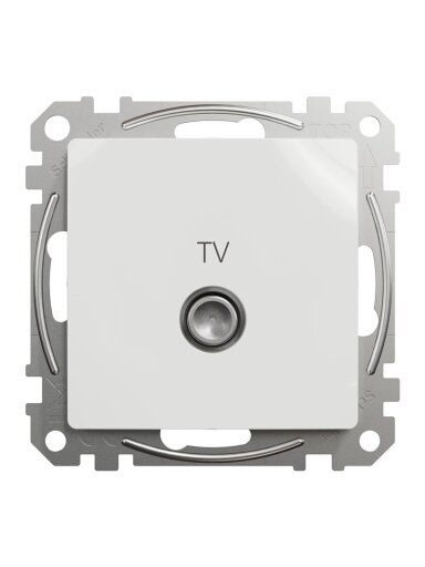 Antenos lizdas SCHNEIDER SEDNA DESIGN, baltos spalvos
