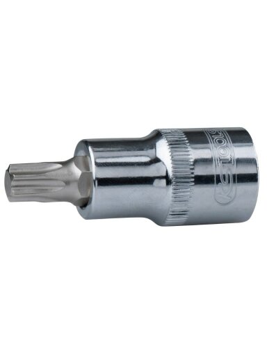Antgalis galvutė Torx 1/2" CHROMEplus,on hang tag T40, KS Tools