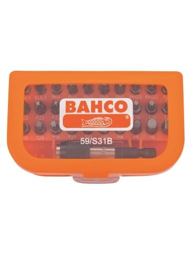 Antgalių rinkinys Bahco Bit Set, 1/4"