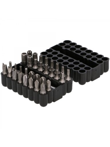 Antgalių rinkinys BIT- 33 vnt. Faster Tools