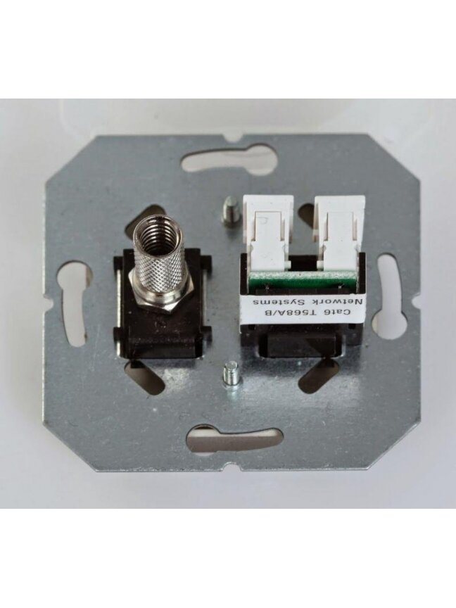 Antenos ir kompiuterio lizdas LIREGUS EPSILON, šampano sp. 2