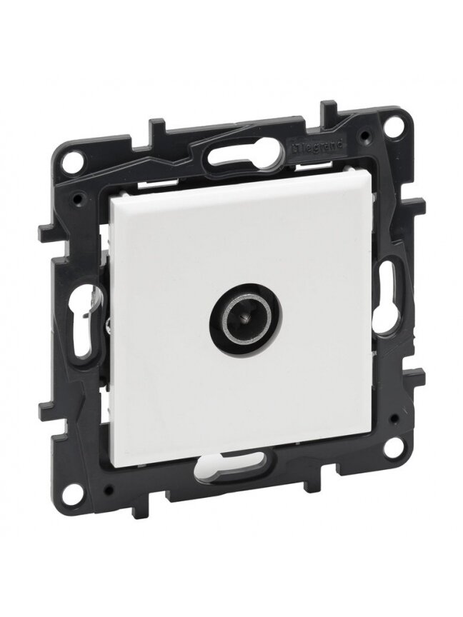 Antenos lizdas LEGRAND NILOE STEP, baltos spalvos Antenos lizdas LEGRAND NILOE STEP, baltos spalvos