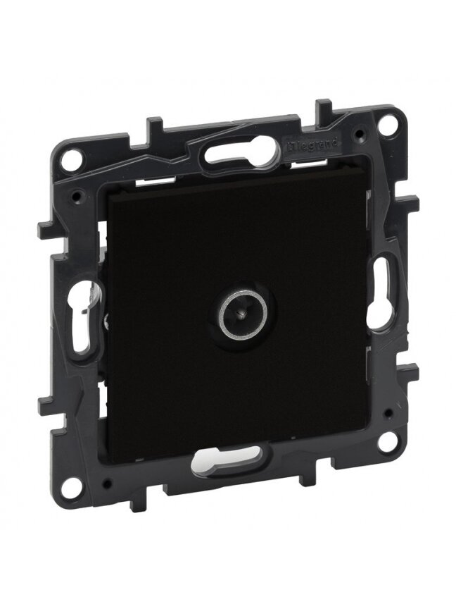 Antenos lizdas LEGRAND NILOE STEP, juodos spalvos Antenos lizdas LEGRAND NILOE STEP, juodos spalvos