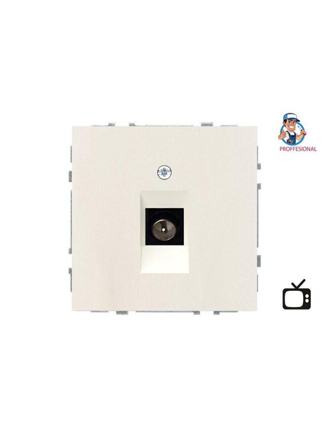 Antenos lizdas LIREGUS MODERN, matinės smėlio spalvos Antenos lizdas LIREGUS MODERN, matinės smėlio spalvos