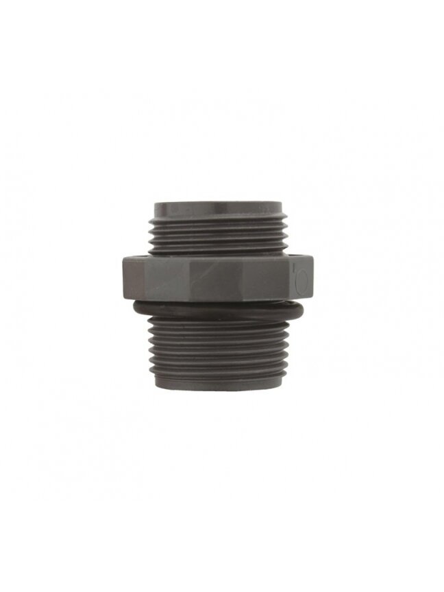 Antgalis jungtis PVC 1in M Antgalis jungtis PVC 1in M