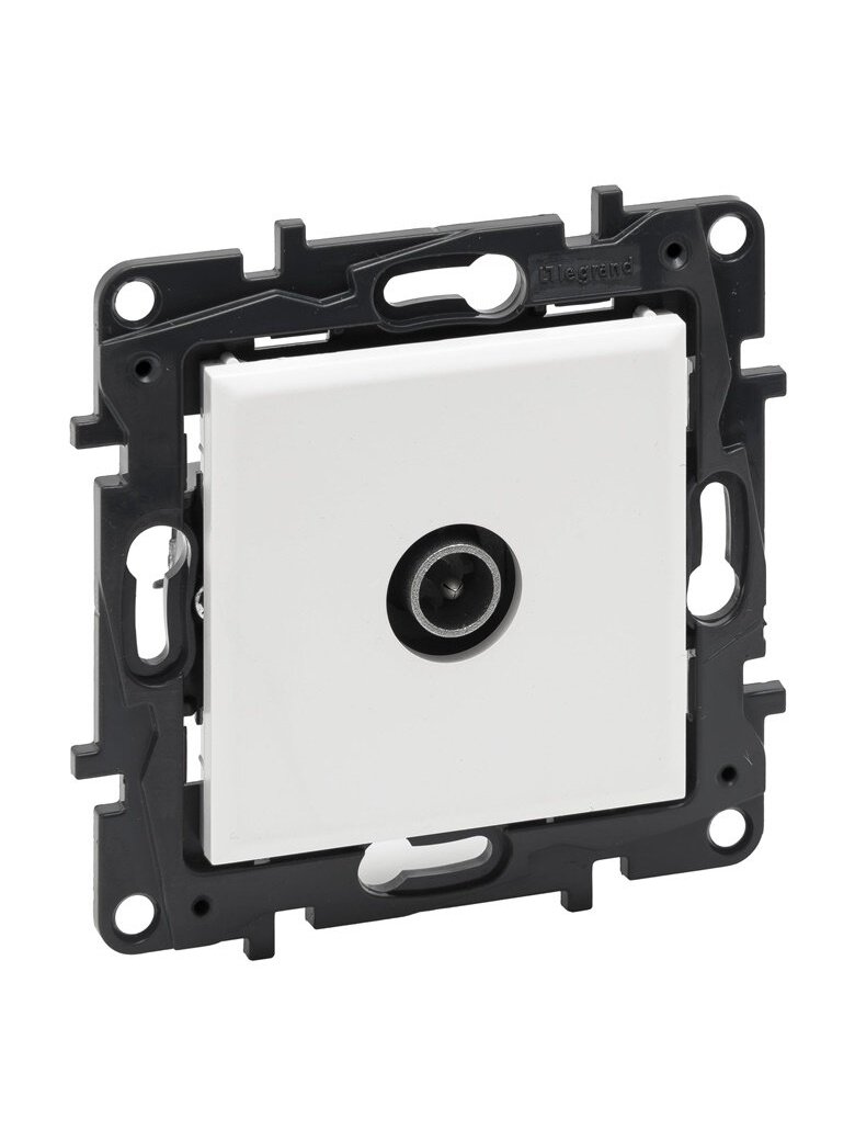 Antenos lizdas LEGRAND NILOE STEP, baltos spalvos