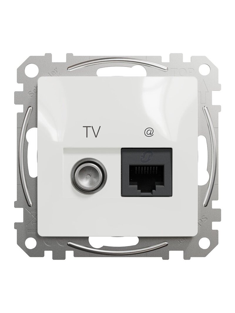 Antenos ir kompiuterio lizdas SCHNEIDER SEDNA DESIGN Antenos ir kompiuterio lizdas SCHNEIDER SEDNA DESIGN