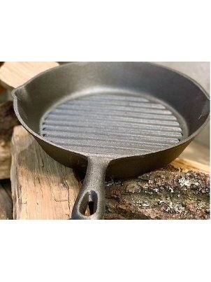 Apvali Grill Keptuvė Ø 18 cm GRILL 2