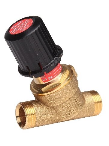 Apvadinis ventilis AVDO 25, DN25, PN10, ribos 0.05-0.5 bar, tiesus Apvadinis ventilis AVDO 25, DN25, PN10, ribos 0.05-0.5 bar, tiesus