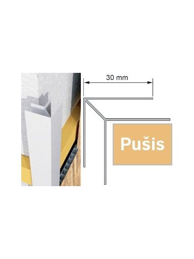 Apdailinė juostelė išorinė B1 Vox | pušis, 3 m
