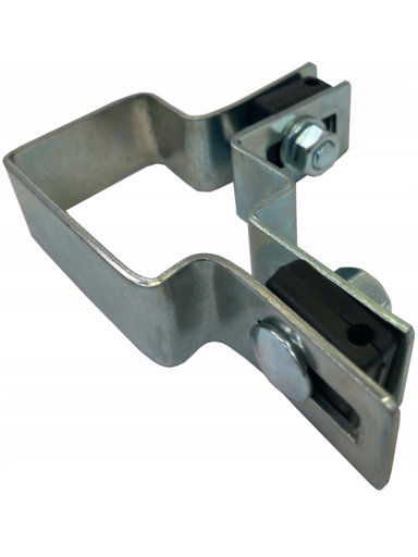 Apkaba segmentui 60x40 mm, KAMPINĖ, plieninė, karštai cinkuota Apkaba segmentui 60x40 mm, KAMPINĖ, plieninė, karštai cinkuota