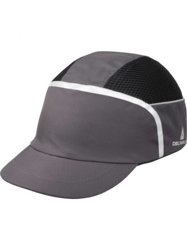 Apsauginė kepurė Kaizio,  ergonomiška,  pilka/juoda, Delta Plus