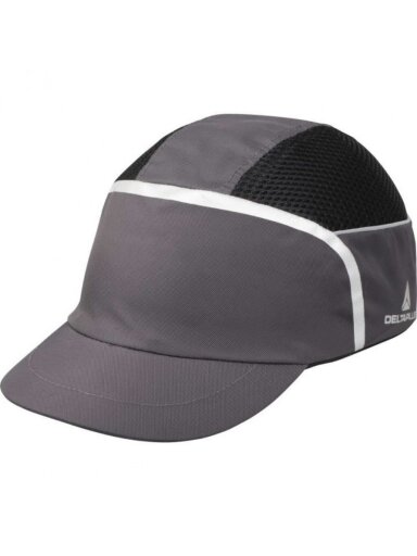 Apsauginė kepurė Kaizio,  ergonomiška,  pilka/juoda, Delta Plus