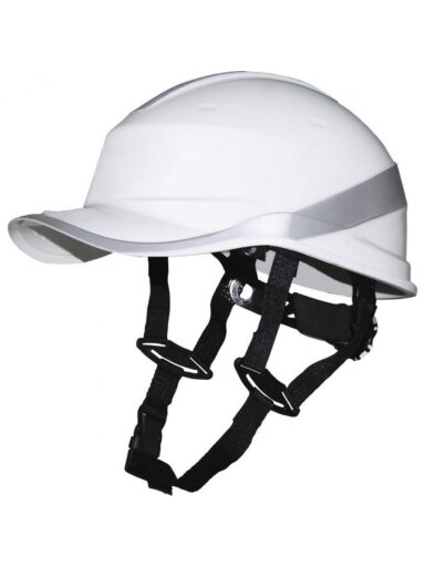 Apsauginis šalmas, Baseball, 1000 VAC/1500 VDC, balta DIAMOND V UP, Delta Plus
