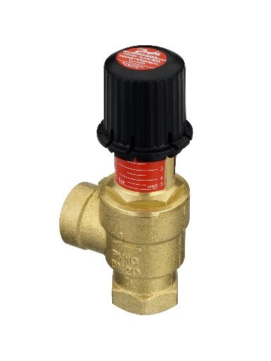 Apvadinis ventilis AVDO 25, DN25, PN10, ribos 0.05-0.5 bar, kampinis