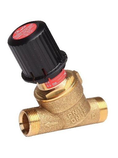 Apvadinis ventilis AVDO 25, DN25, PN10, ribos 0.05-0.5 bar, tiesus