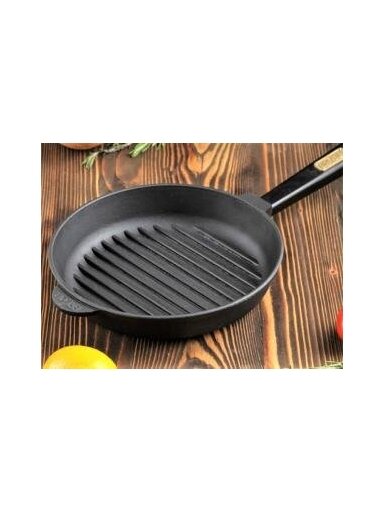 Apvali Grill Keptuvė Ø 28 cm BZ-GRILL