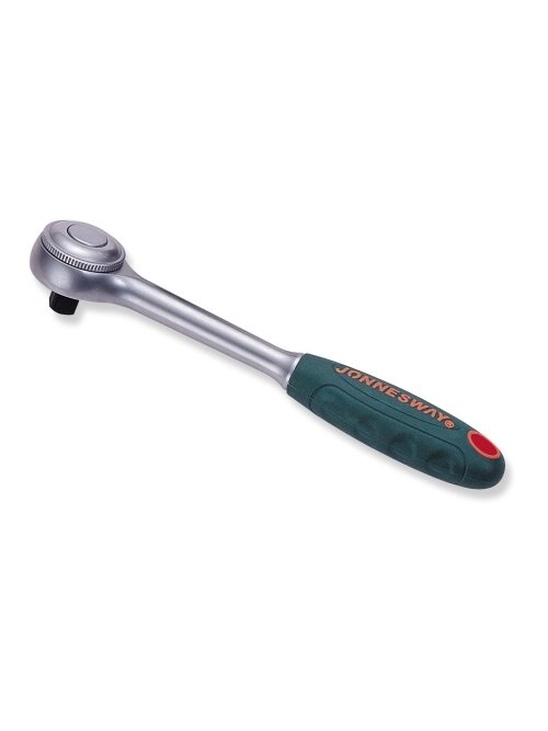 Apvalios galvos terkšlinė rankena su neslystančiu paviršiumi 3/8" (R3503, PRIDE) Apvalios galvos terkšlinė rankena su neslystančiu paviršiumi 3/8" (R3503, PRIDE)
