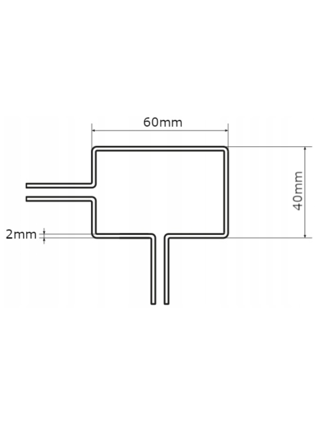 Apkaba segmentui 60x40 mm, KAMPINĖ, plieninė, karštai cinkuota 1 Apkaba segmentui 60x40 mm, KAMPINĖ, plieninė, karštai cinkuota 1