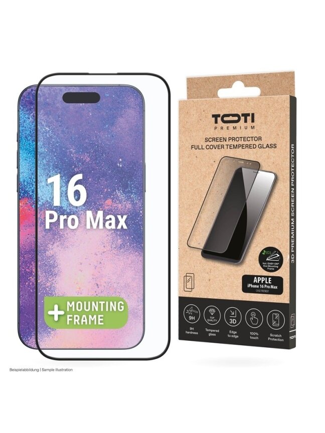Apsauginis stiklas Toti Premium iPhone 16 Pro Max