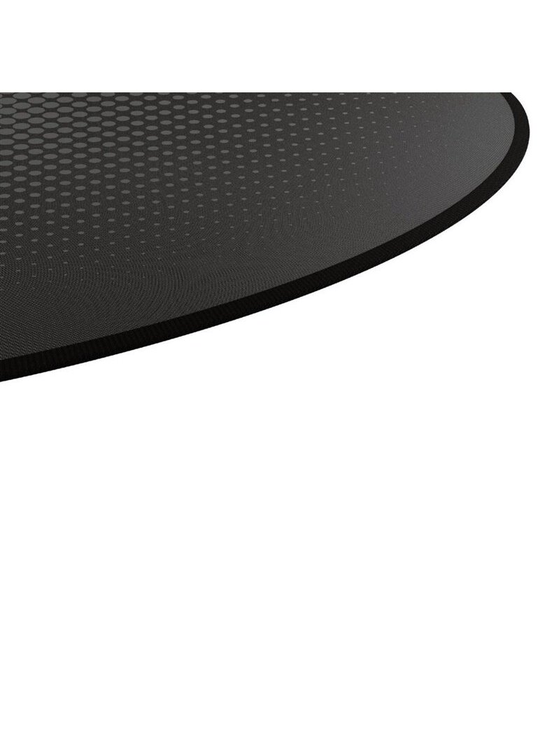 Apsauginis kilimėlis Trust Mika Round Floor Mat, juoda 2 Apsauginis kilimėlis Trust Mika Round Floor Mat, juoda 2
