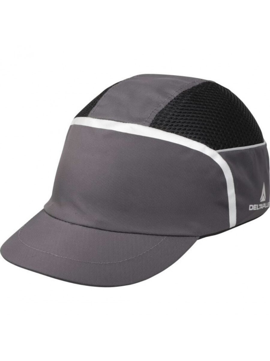Apsauginė kepurė Kaizio,  ergonomiška,  pilka/juoda, Delta Plus 1