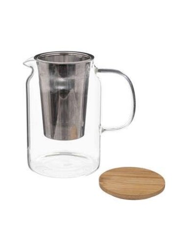 ARBATINUKAS STIKLINIS SU DANGT 900ML