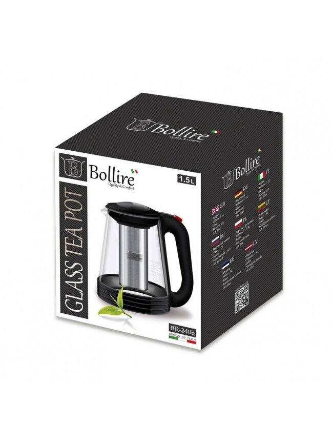 Arbatinukas Bollire, su sieteliu, 1,5 l 1 Arbatinukas Bollire, su sieteliu, 1,5 l 1