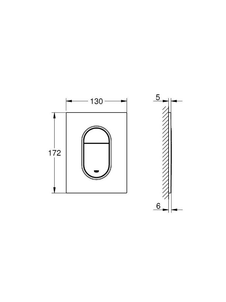 Arena Cosmo S WC klavišas, supersteel (rekom. kamštis 40911 ) 1 Arena Cosmo S WC klavišas, supersteel (rekom. kamštis 40911 ) 1