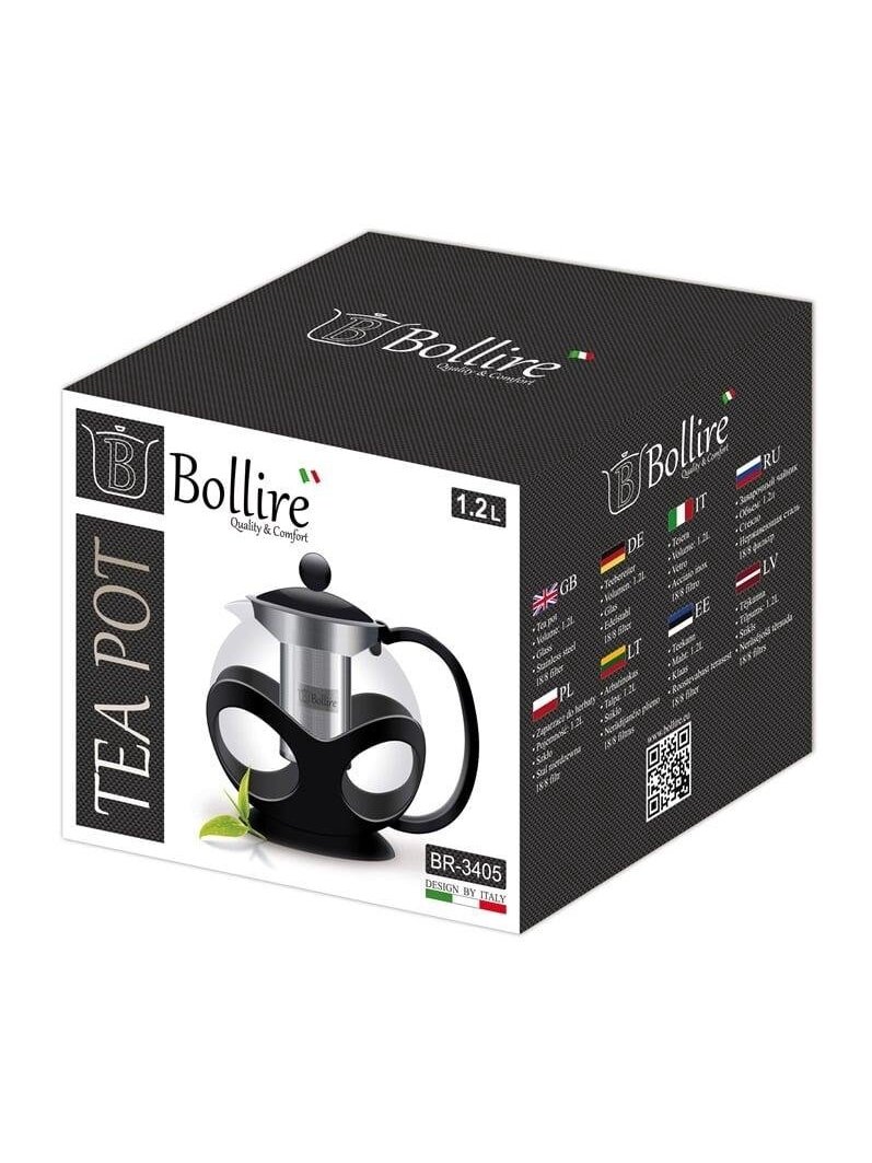 Arbatinukas Bollire, su sieteliu, 1,2 l 1