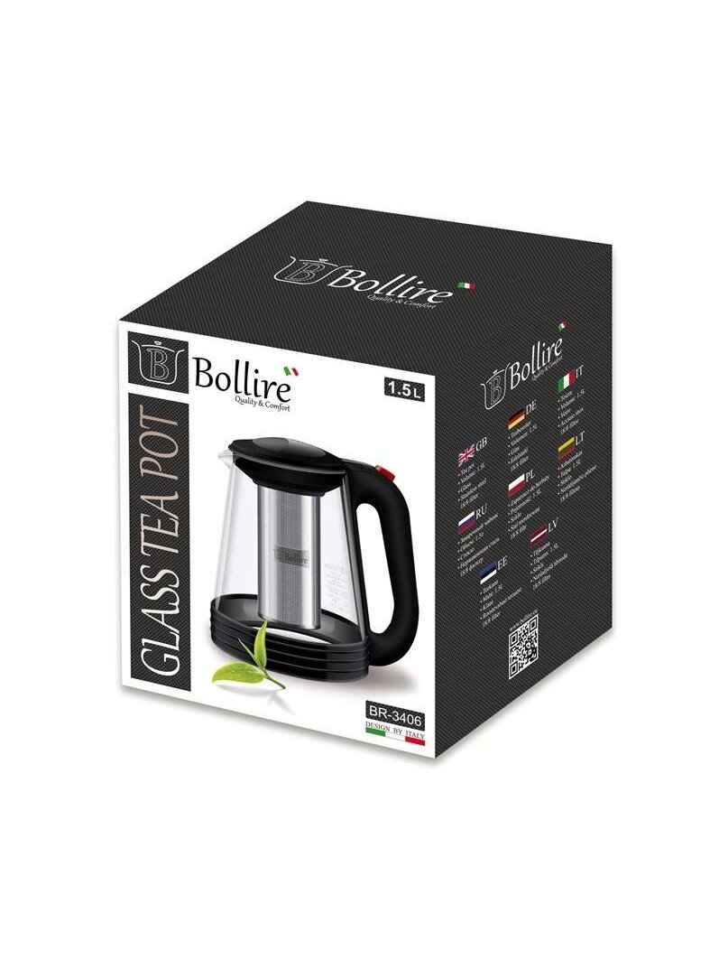 Arbatinukas Bollire, su sieteliu, 1,5 l 1