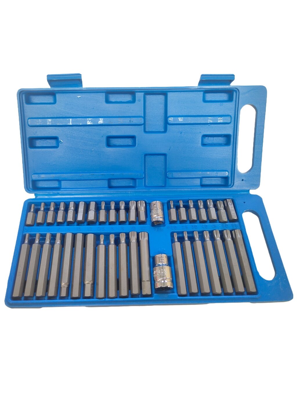 ⬡ Atsuktuvo antgalių rinkinys 40 vnt. TORX, HEX, SPLINE (MHR04759) ⬡ Atsuktuvo antgalių rinkinys 40 vnt. TORX, HEX, SPLINE (MHR04759)